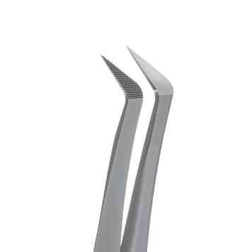 Професійний пінцет для вій STALEKS PRO EXPERT 44 TYPE 12 | L-подібний пінцет з кутом 65&deg; z060130 фото
