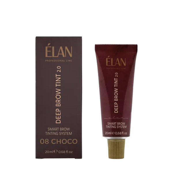 Фарба для брів ELAN "DEEP BROW TINT" | 08 CHOCO natural brown | 20 мл z0104194 фото