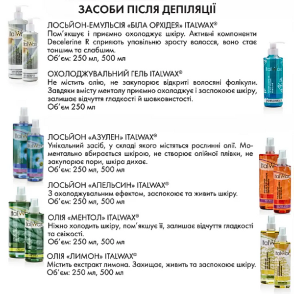 Лосьйон-емульсія після депіляції Italwax | Біла Орхідея | 250 мл z021845 фото