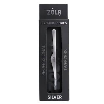 Професійний пінцет для брів ZOLA Зола | Преміум серія | SILVER (Срібний) z0209233 фото