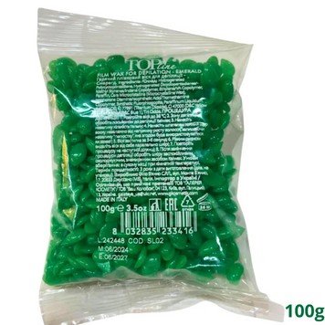 Віск для депіляції ItalWax TOP Formula Смарагд (Emerald), 100 г z021829 фото