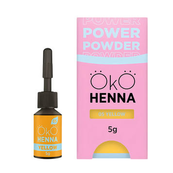 Хна для брів OKO Power Powder | 05 Yellow (жовта) | 5 г  z011612 фото