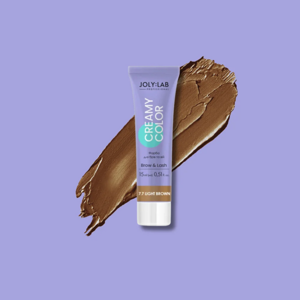 Фарба для брів та вій Joly:Lab Creamy Color | 7.7 Light Brown z021739 фото
