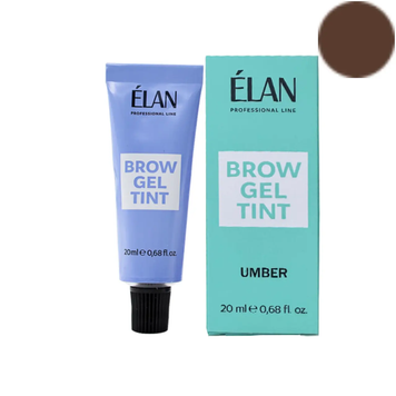 Гель-фарба для брів ELAN Brow Gel Tint | Umber (Коричнево-бурий) | 20 мл z0104170 фото