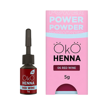 Хна для брів OKO Power Powder | 06 Red wine (червоне вино) | 5 г  z011613 фото