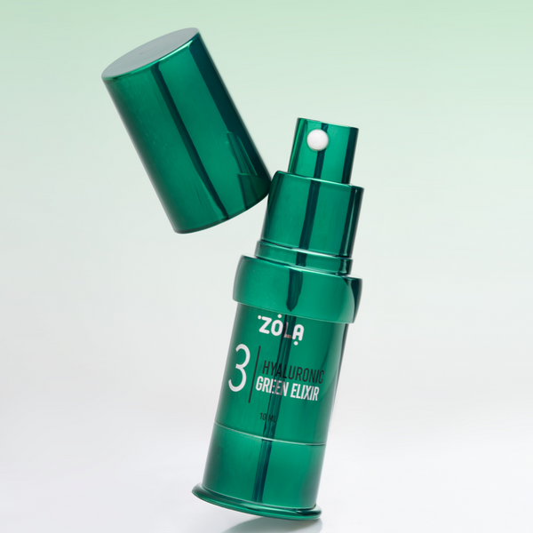 Складник №3 для ламінування вій і брів Zola Color Lab Step 03 Hyaluronic Green Elixir, 10 мл  z0209215 фото