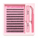 Набір для самостійного нарощування пучкових вій 40D DIY Lash Extension Kit (вії 8&ndash;16 мм + Bond & Seal + пінцет) z011167 фото 2