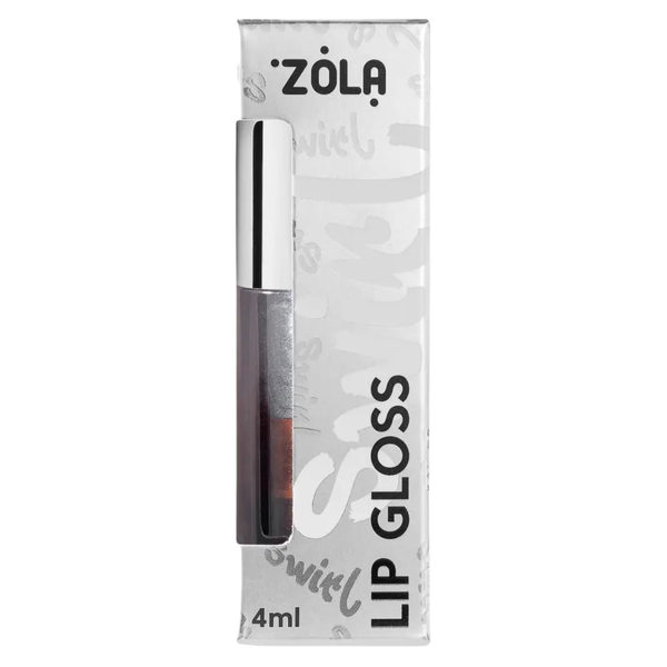 Блеск для губ ZOLA SWIRL LIP GLOSS | BROWNIE z0209296 фото