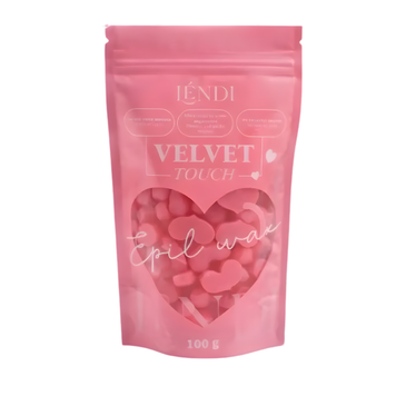 Віск для депіляції Lendi Velvet Touch (Рожеві сердечки) | 100 г z012046 фото