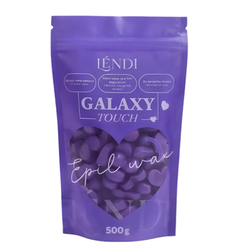 Віск для депіляції Lendi Galaxy Touch (Фіолетові сердечки) | 500 г z012049 фото