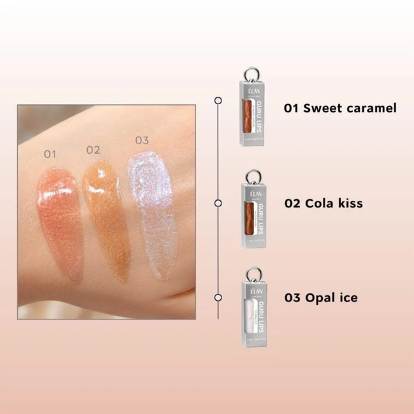 Блиск для губ ELAN GURU LIPS | 02 Cola Kiss z0104200 фото