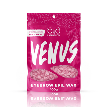 Плівковий віск OKO Lash&Brow для депіляції обличчя в гранулах | Venus | 100 г z011652 фото