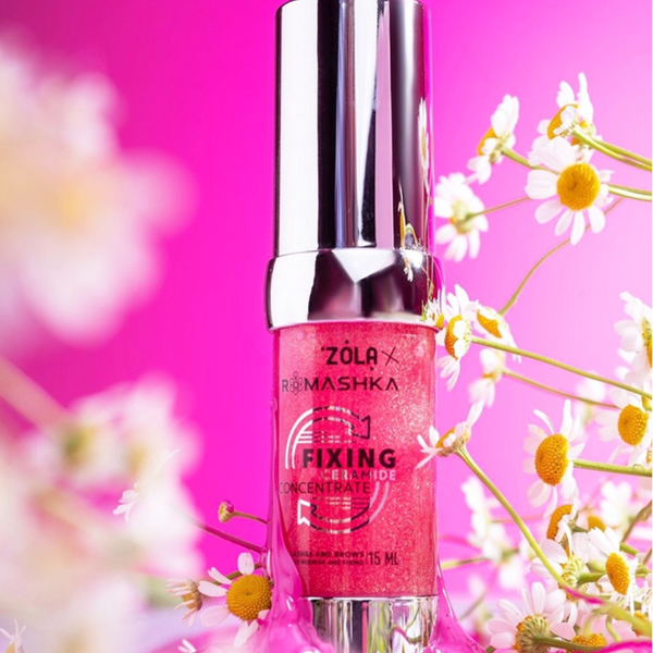 Концентрат фіксуючий для вій та брів Zola x Romashka Fixing Ceramide Concentrate, 15 мл z020979 фото