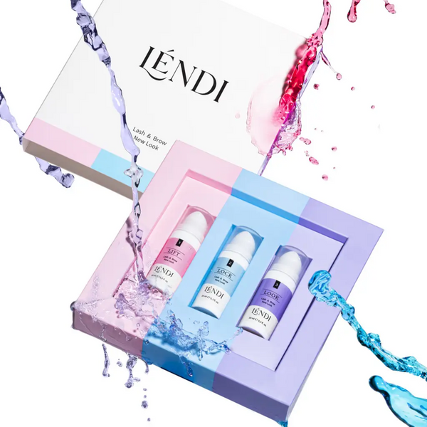 Набір складів для ламінування вій та брів Lendi Lash and Brow New Look, 3*10 мл z012001 фото