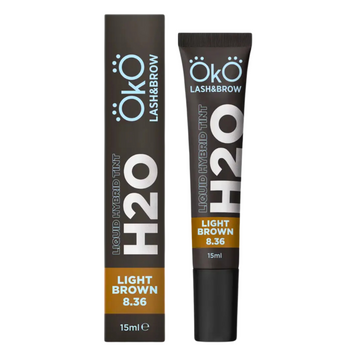 Фарба для брів та вій OKO Liquid Hybrid Tint H20 | Light Brown 8.36 z011642 фото