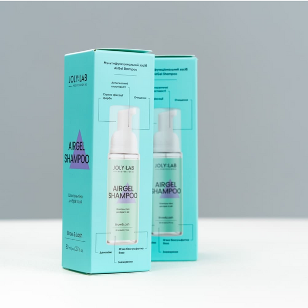 Шампунь-піна для брів та вій  Joly:Lab Airgel Shampoo, 80 мл z021711 фото
