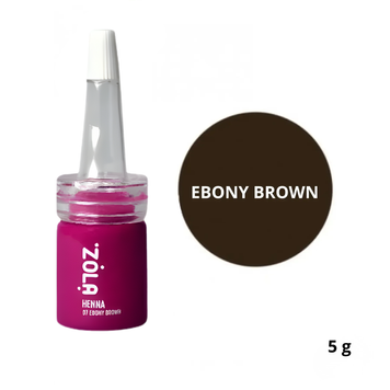 Хна для брів ZOLA | 07 Ebony brown | 5 г z0209175 фото