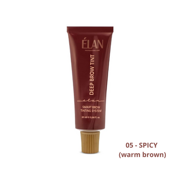 Фарба для брів ELAN "DEEP BROW TINT 2.0" | 05 spicy warm brown | 20 мл  z010415 фото