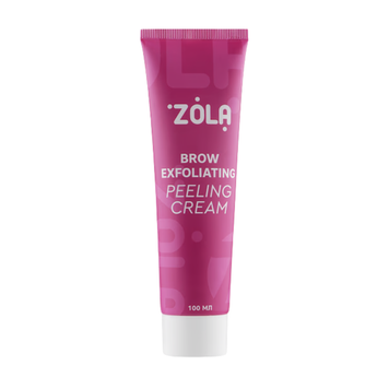 Крем-скатка для брів ZOLA BROW EXFOLIATING PEELING CREAM, 100 мл z020905 фото