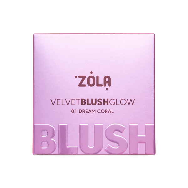 Рум'яна для обличчя ZOLA | 01 DREAM CORAL (Кораловий сон) z0209253 фото