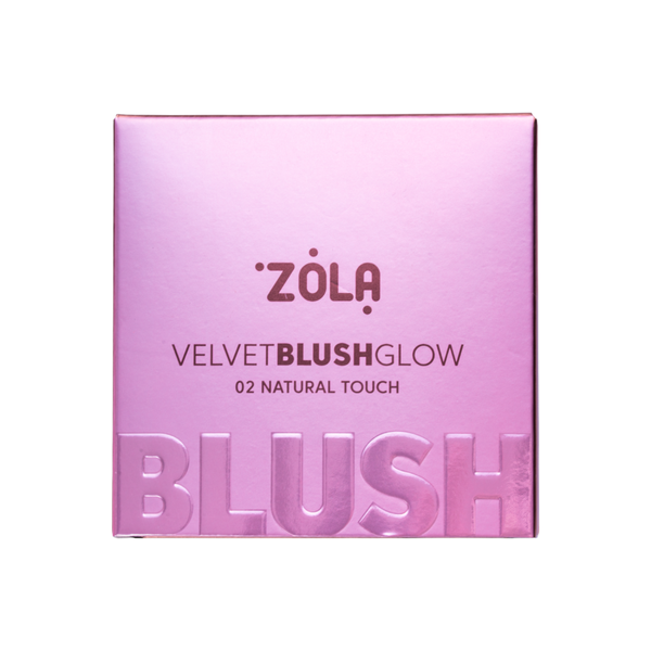 Рум'яна для обличчя ZOLA | 02 NATURAL TOUCH (Природний дотик) z0209254 фото