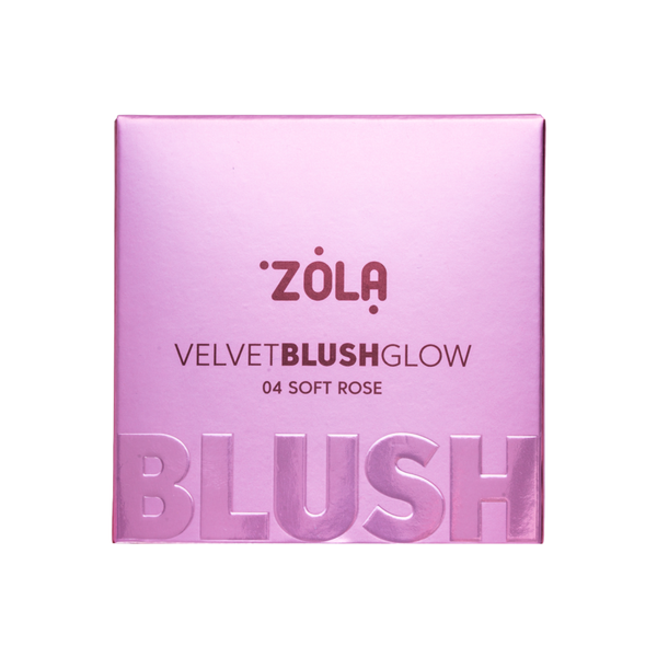 Рум'яна для обличчя ZOLA | 04 SOFT ROSE (Ніжна троянда) z0209256 фото